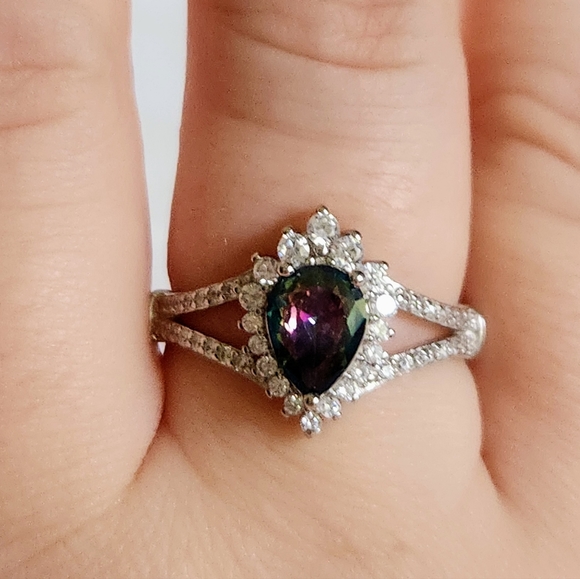 NWT Ryze Mystic Crystal White Frost CZ .925 Sterling Silver Ring - Size 9 - Picture 11 of 12